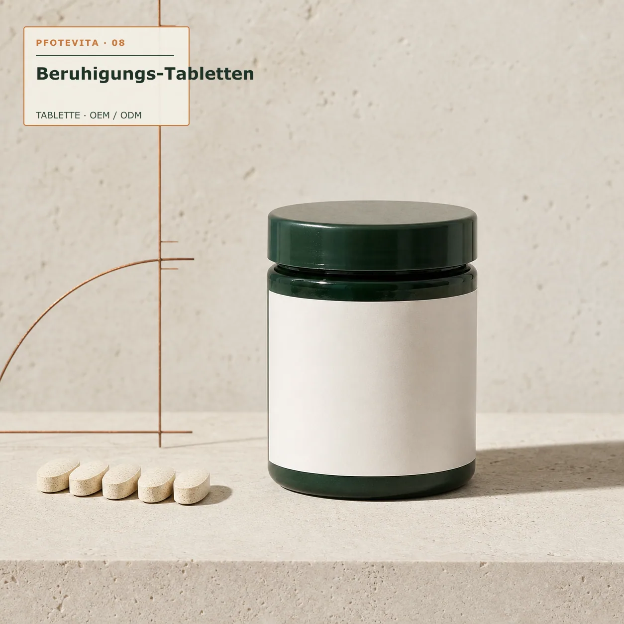 Beruhigungs-Tabletten als Private Label